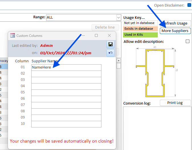 Bizman more suppliers